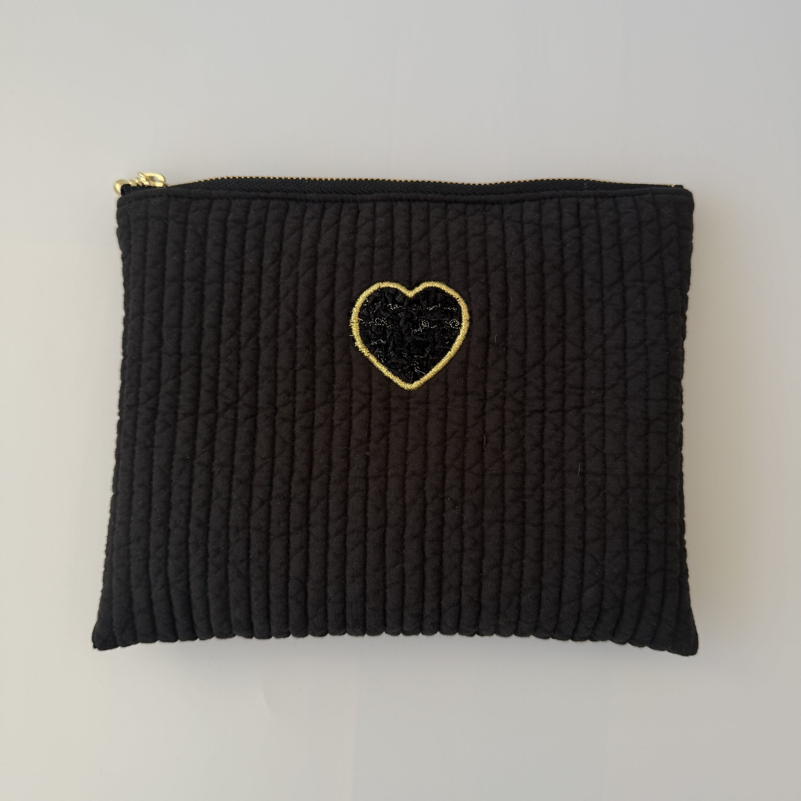 nubi heart pouch（ヌビハートポーチ）ーblack - 画像 (3)